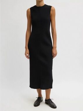 NEW Tibi Viscose Plisse Sleeveless Bias Dress